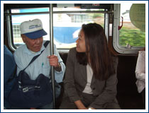 Supervisor Janet Nguyen joined bus passengers July 18, on OCTA Route 60 along Westminster Blvd to Santa Ana, personally thanking them for their patience during the days of non-service.
