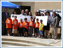 Supervisor Janet Nguyen presents $10,000 to Santa Ana Boys and Girls Club.