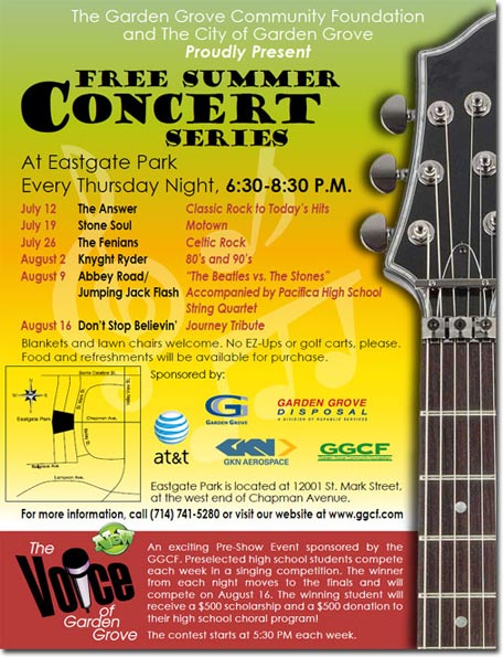 Garden Grove Free Summer Concert Series