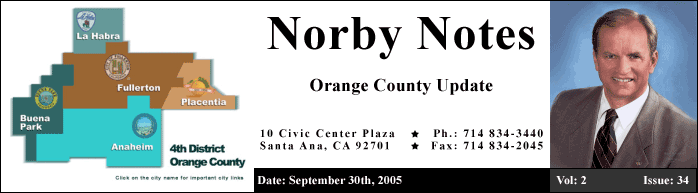 Norby Notes - Supervisor Chris Norby's Newsletter