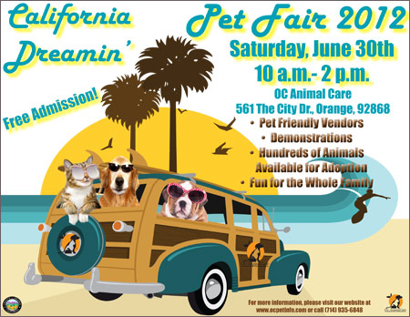 California Dreaming Pet flyer