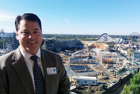 Supervisor Shawn Nelson visiting Disneyland