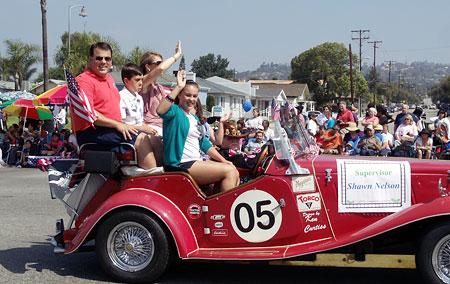 Supervisor Nelson and Family enjoying the Corn Festival.