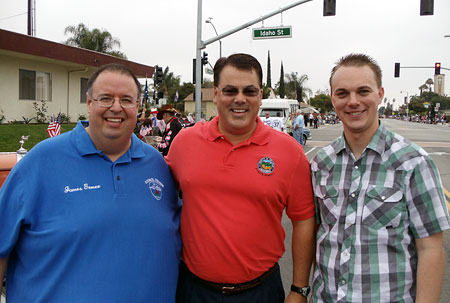 Supervisor Nelson with La Habra Councilmen James Gomez and Tim Shaw.