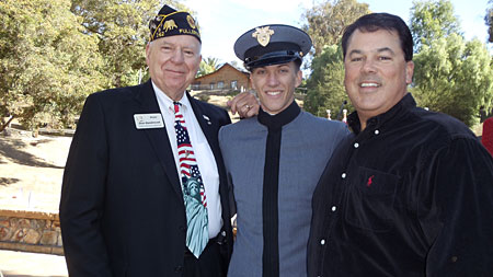 Supervisor Nelson with US Army Academy Senior Cody Van der Raadt