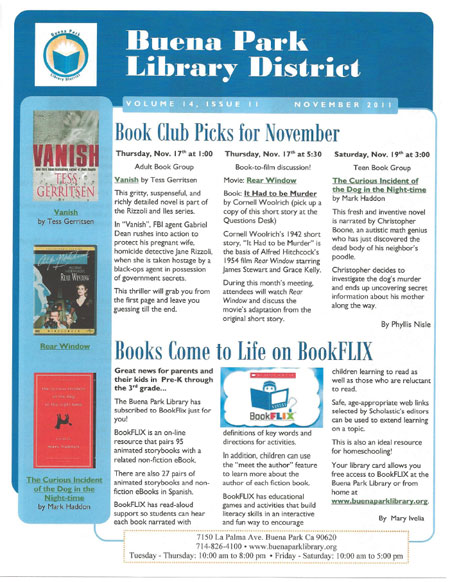 Buena Park Newsletter