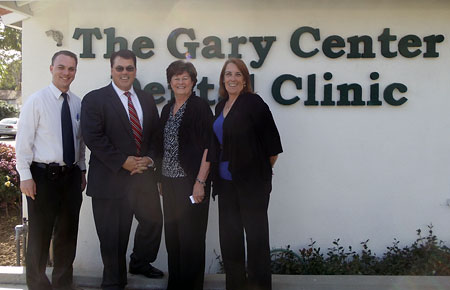 Supervisor Nelson at the Gary Center.