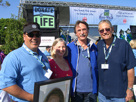 Supervisor Nelson with Jo Ann Sowards, Greg Sowards and Dr. Steve Colquhoun.