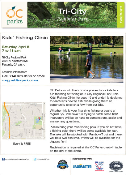 Tri City Kids Fishing Clinic 2014 Event