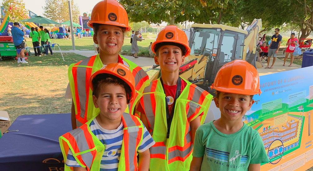 A group of kids