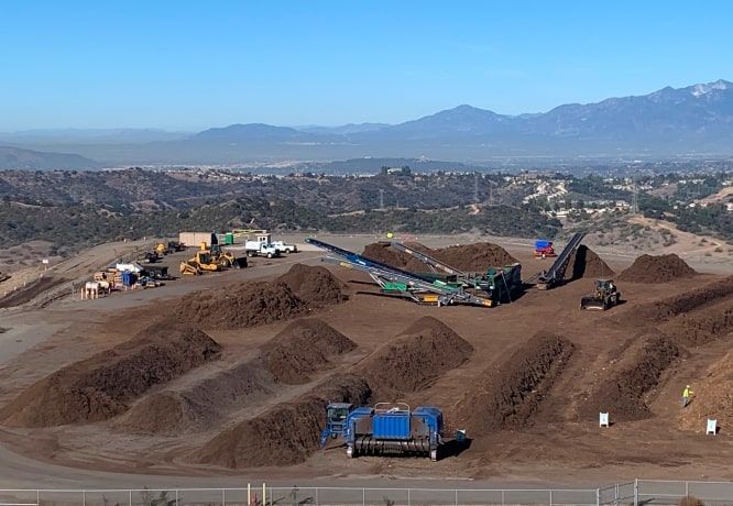Aerial view of facility